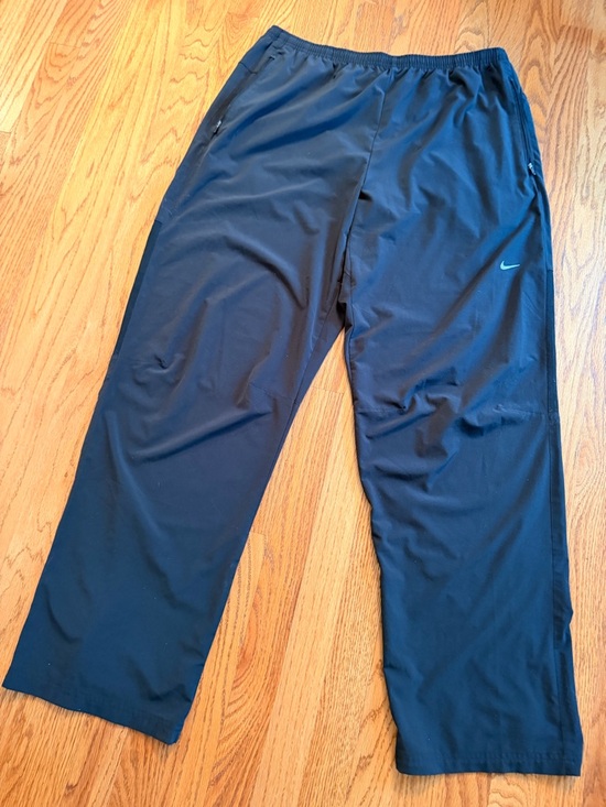 Nike Other - Nike Running Dri-Fit Joggers Mens XL Stretch Track Pants Zip Ankles Black, Sz XL